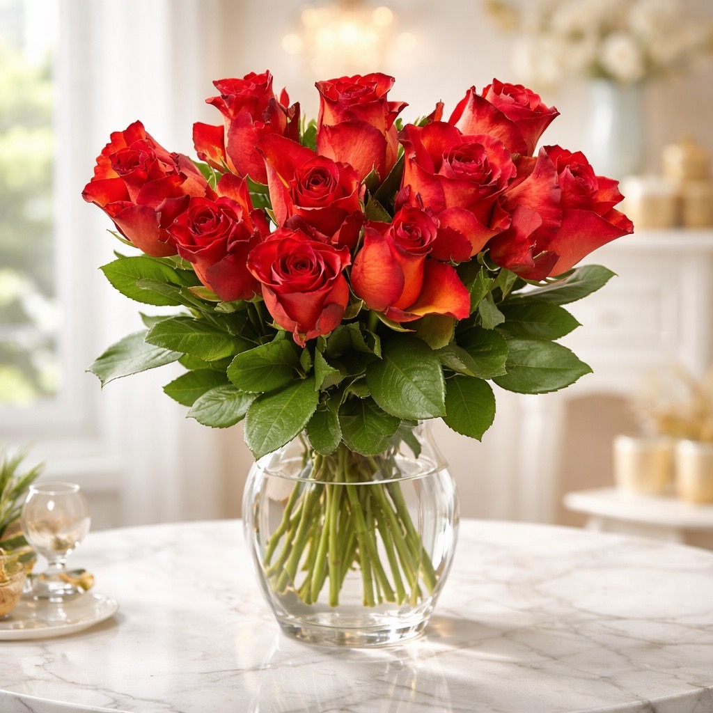 10 Rosen 'Meteor' – Orange