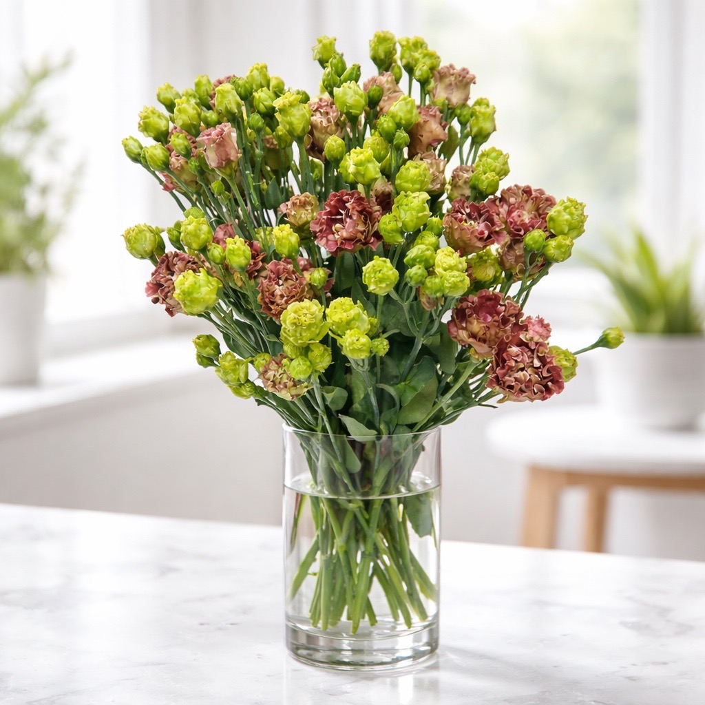 10 Eustoma Rosanne Terracotta