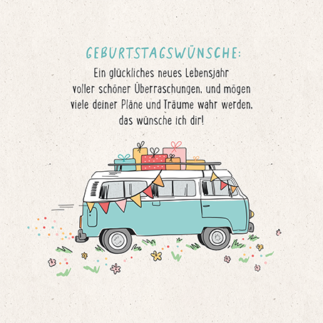 Geburtstagswünsche