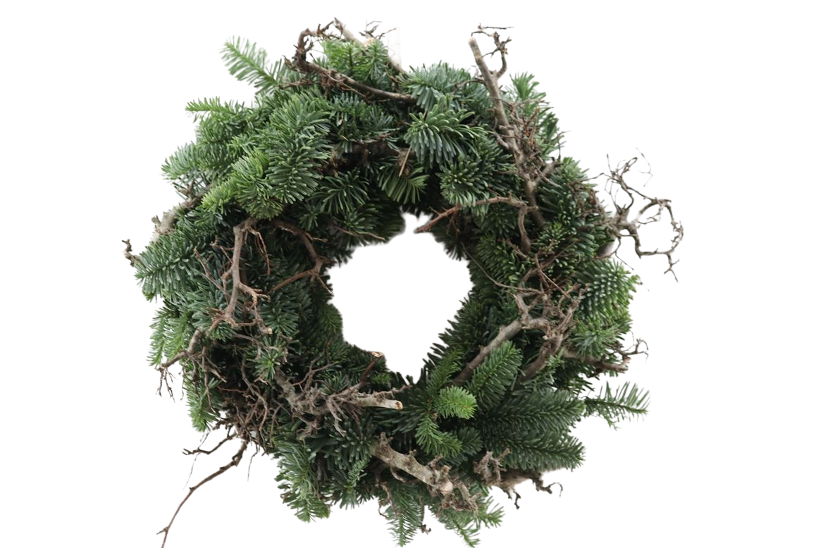 Exklusiver Adventskranz 30 cm Nobilis-Bonsai