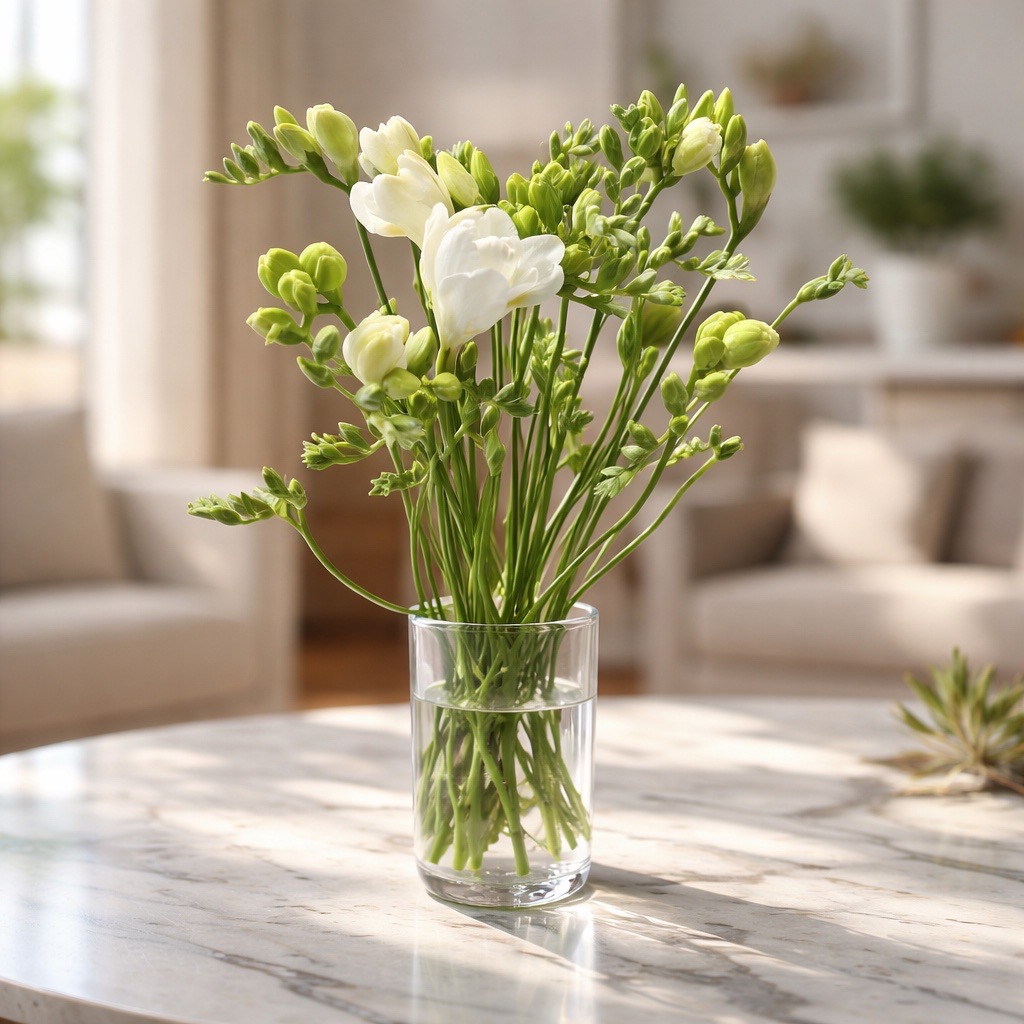 10 Freesien Volante (Weiß)