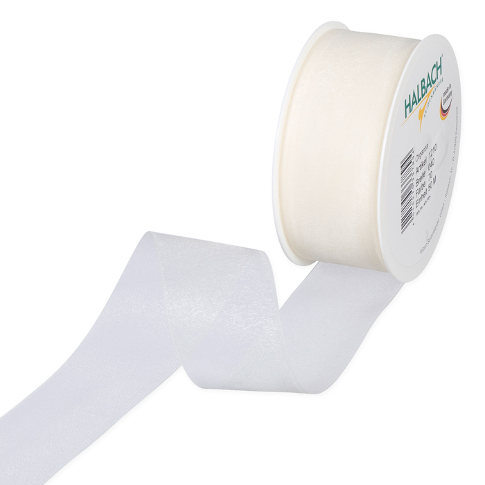 Organzaband 40 mm | Creme (70) Organzaband 40 mm | Creme (70)