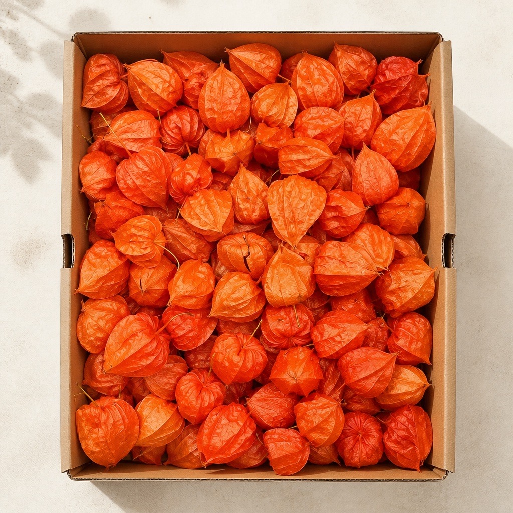 100 Stück Physalis in der Kiste