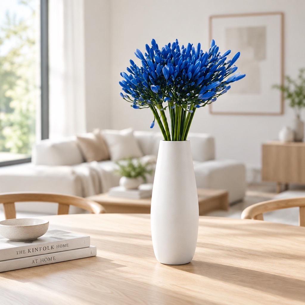 10 Stiele Agapanthus Blau