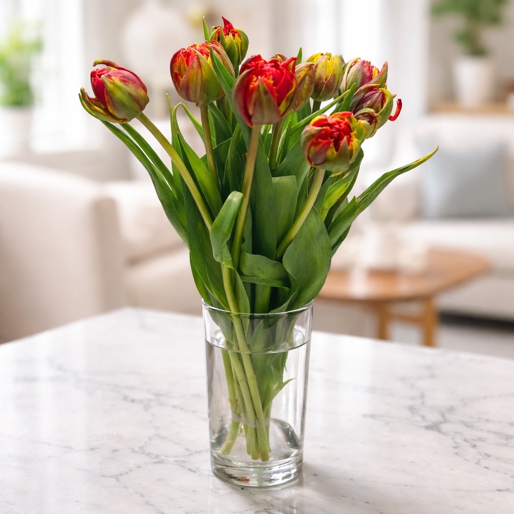 10 Tulpen Red Princess