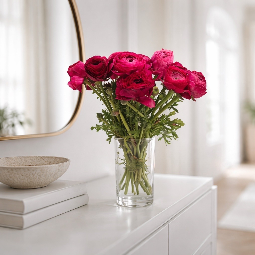 10 Ranunkeln Elegance Pink (40–50 cm)