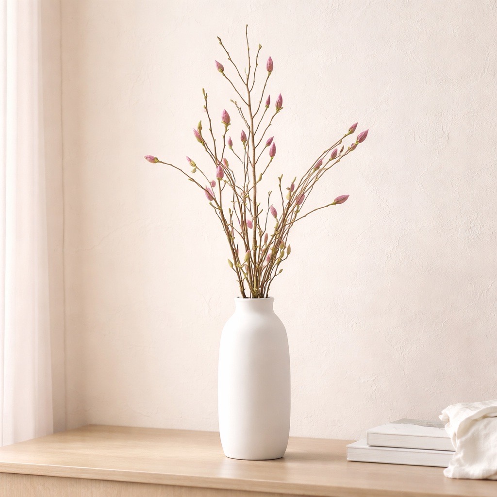 Magnolienzweige rosa-weiß per Stiel