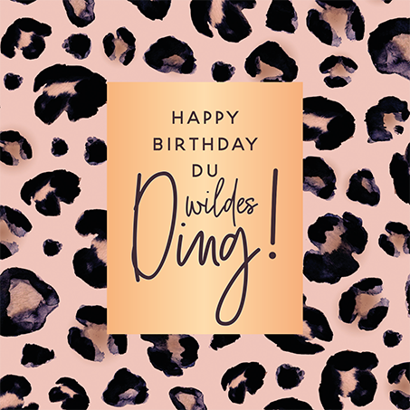 Happy Birthday du wildes Ding!