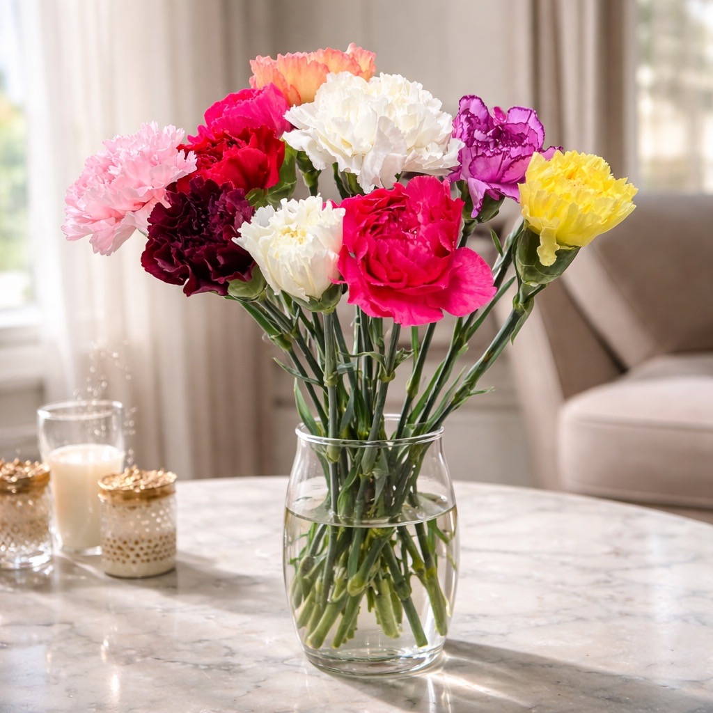 10 Edelnelken Rainbow Mix