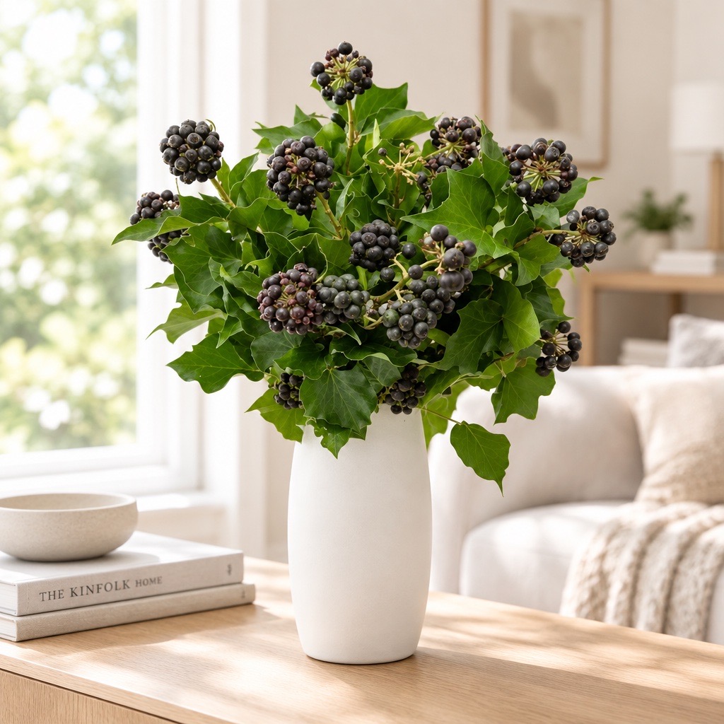 1 Efeu mit Beeren