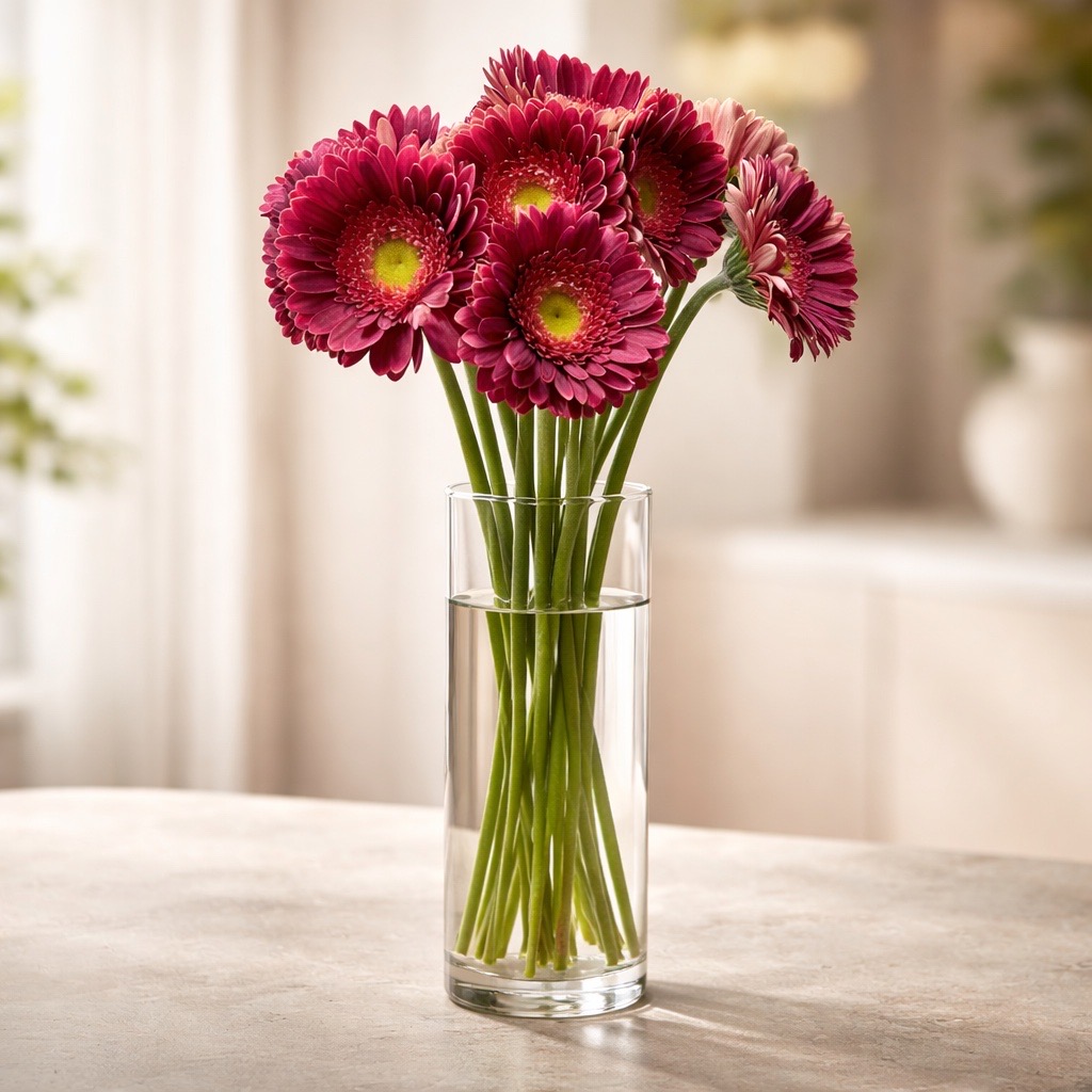 10 Mini Gerbera Bizar