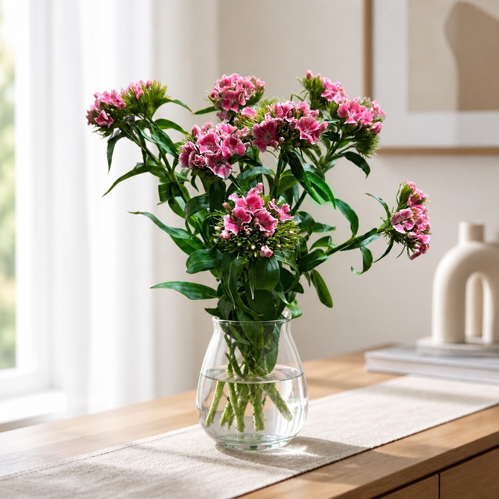 10 Bartnelken Rosa