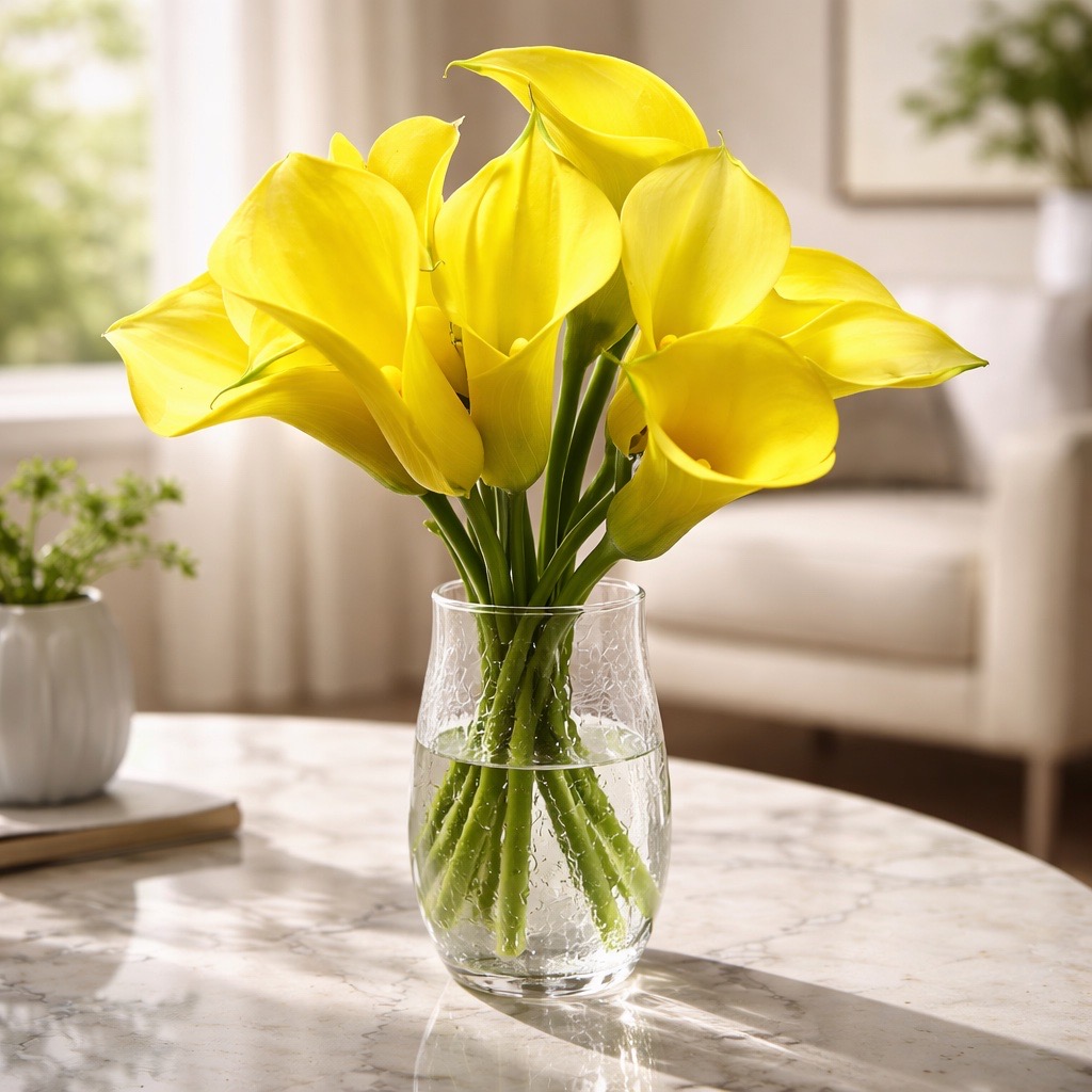 10 Calla Goldcup  (Gelb)