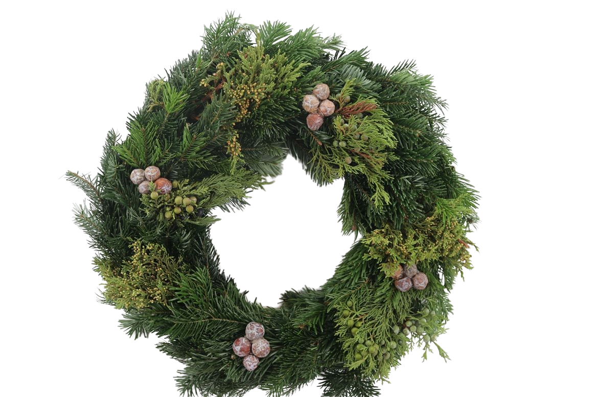 Exklusiver Adventskranz 30 cm Nordmann Exklusiver Adventskranz 30 cm Nordmann