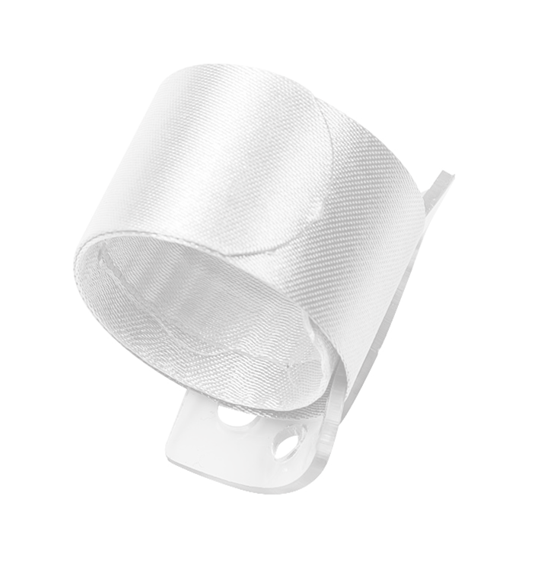 Wrap wristlet Armband, 2,5 x 23 cm, Weiß