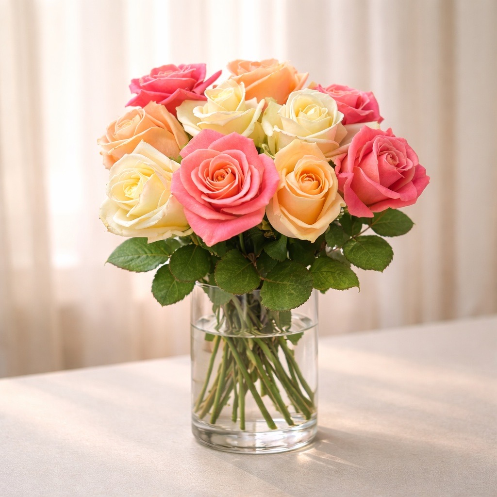 10 Premium-Rosen Avalanche Mix (Pastell)