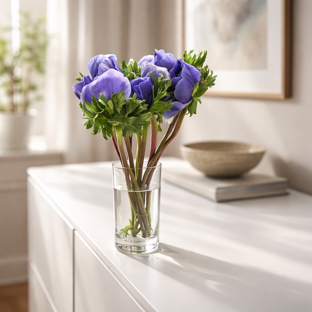 10 Anemonen Galil Blau