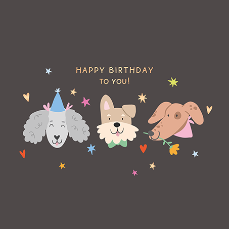 Happy Birthday to you! Happy Birthday to you!