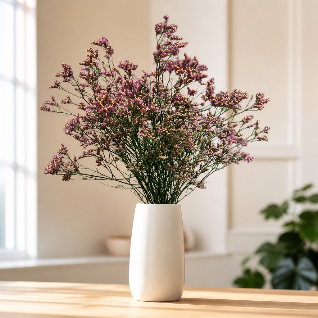 10 Statice Limonium Sinense Scarlet Diamond