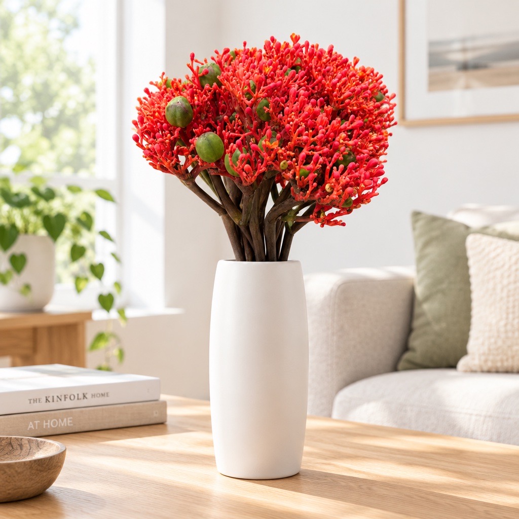 10 Stiele Jatropha  Firecracker