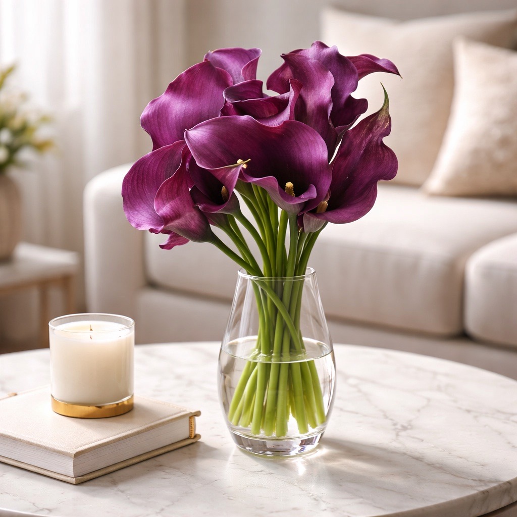 10 Calla Captain Promise (Bordeauxrote)