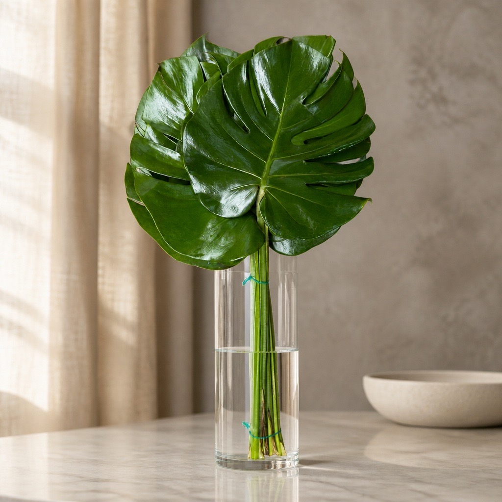 1 Bund Monstera Blätter