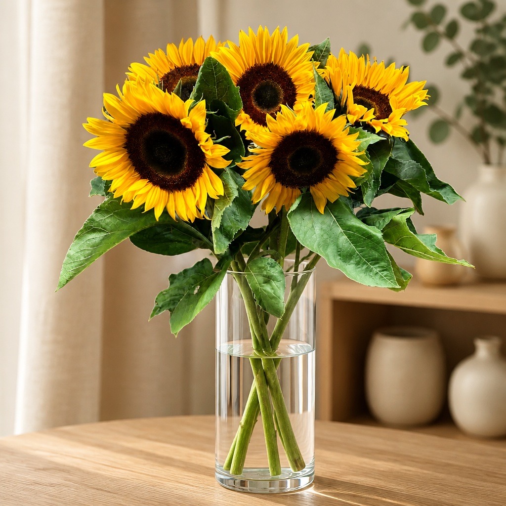 5 Sonnenblumen