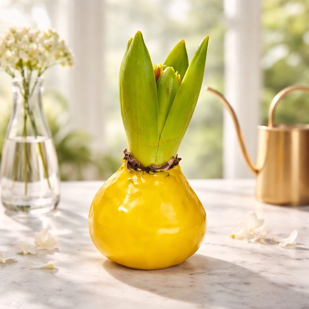 Gewachste Hyazinthenknollen Gelb