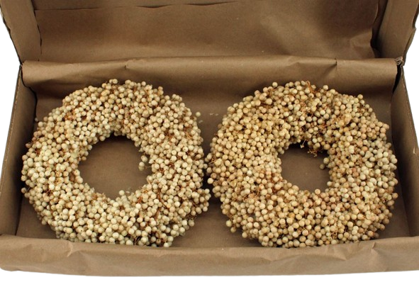 Weißer Pfefferbeeren-Kranz kaufen – Dekokranz ca. 20 cm getrocknet