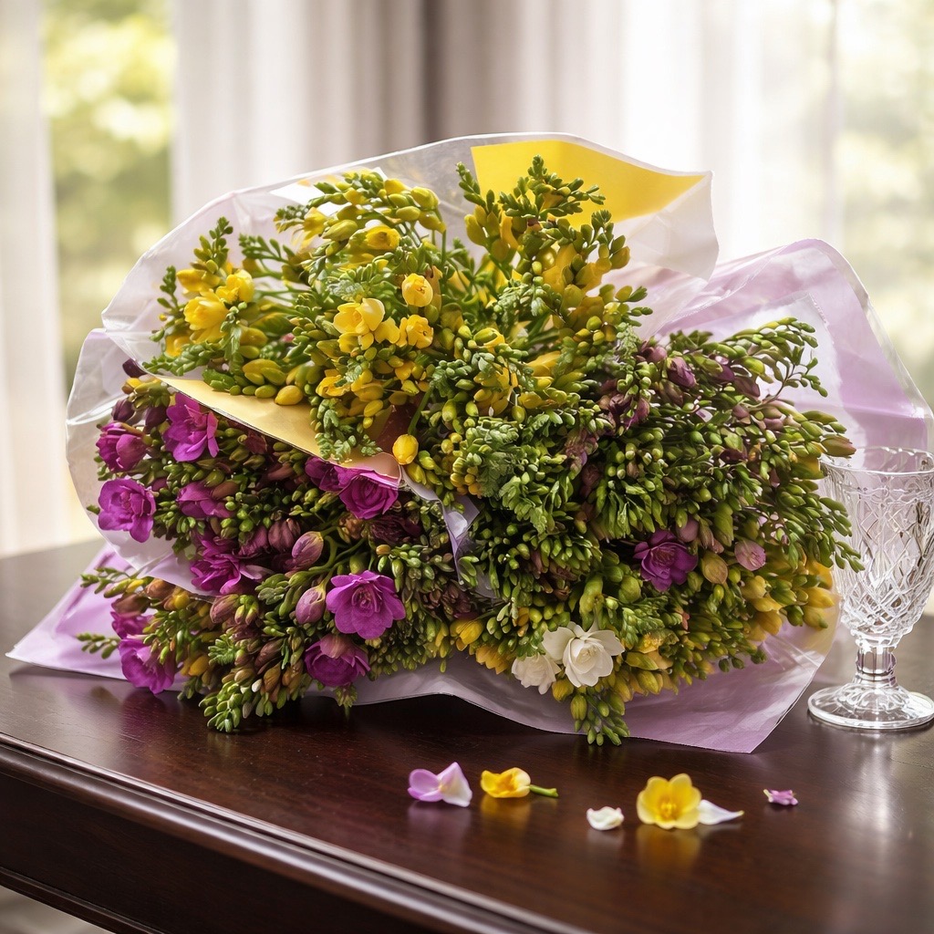 10 Freesien Gemischt im Bund